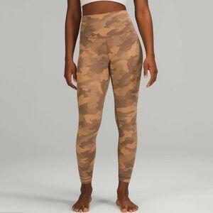 Lululemon Align High-Rise Pant 25" in Heritage 365 Camo Beige Multi